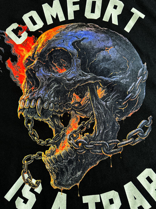 COMFORT IS A TRAP Tee Black