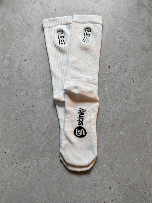 OG LOGO Socks White