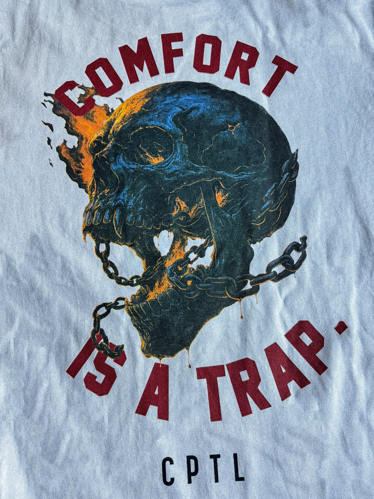 COMFORT IS A TRAP Tee White