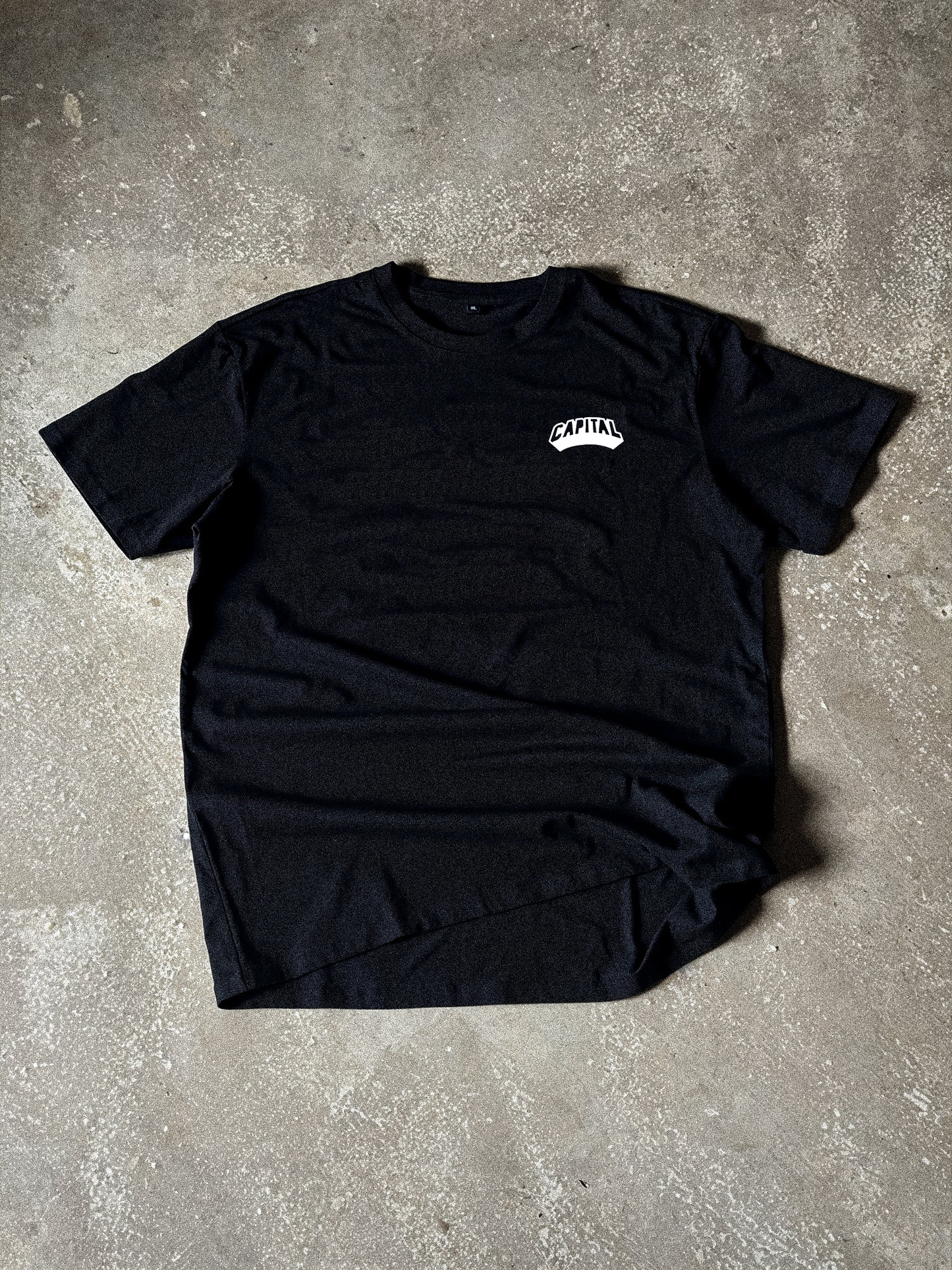 HEAVY IS THE CROWN TEE BLACK