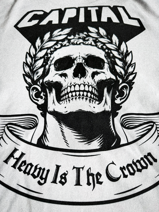 HEAVY IS THE CROWN TEE WHITE