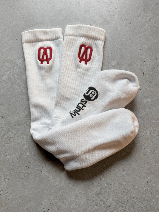 PRETZEL Socks White