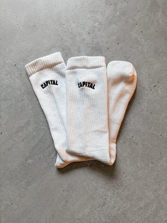 VARSITY Socks White