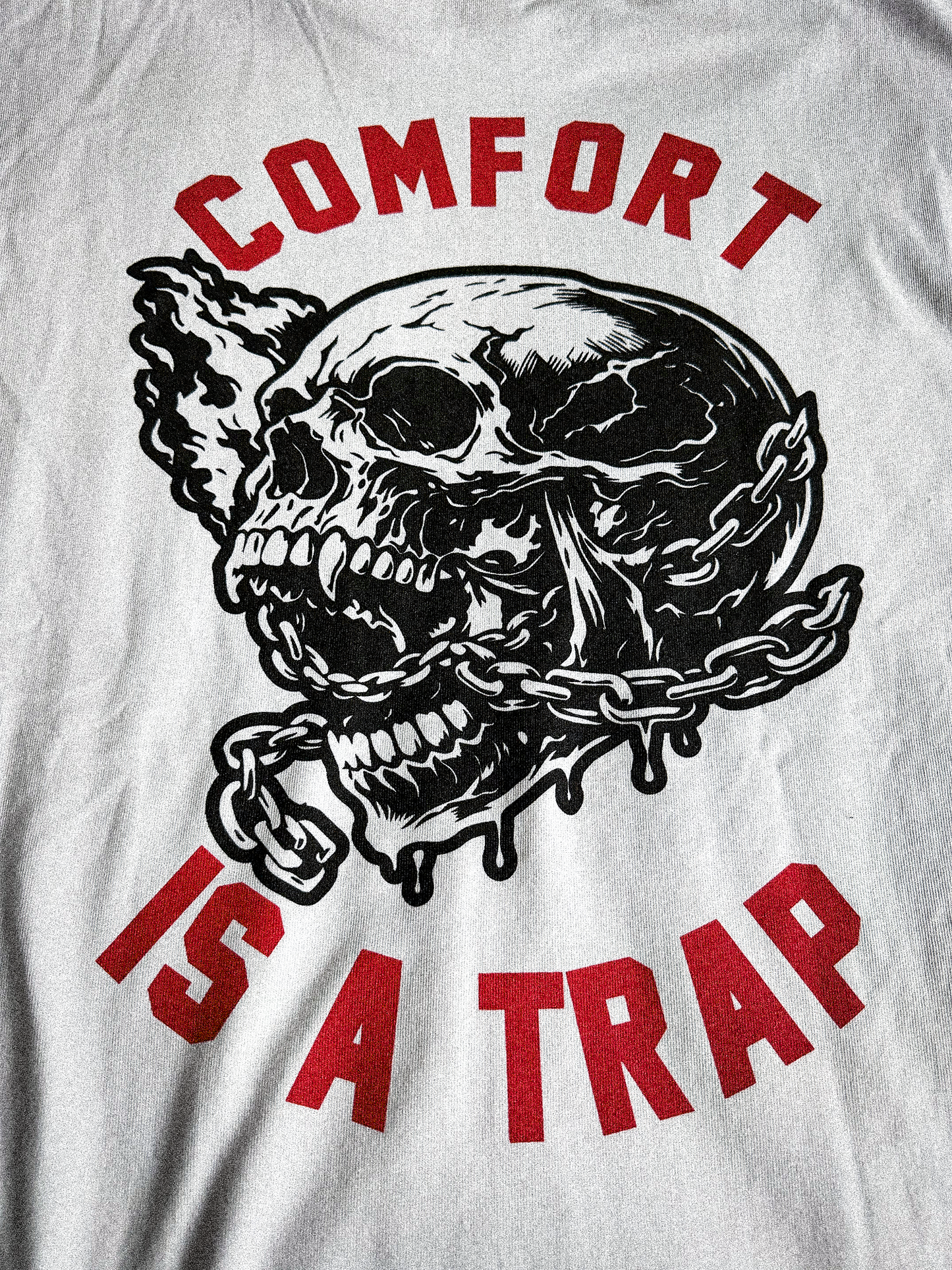 COMFORT IS A TRAP v2 TEE WHITE
