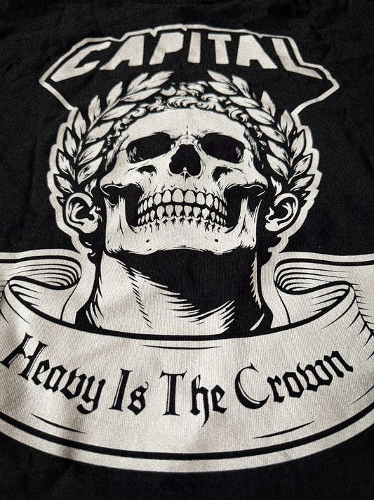 HEAVY IS THE CROWN TEE BLACK